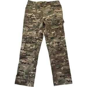 TACTICAL PANTS 8 Pocket Ripstop Men's Size 34/32 Green Brown Camo NWOT